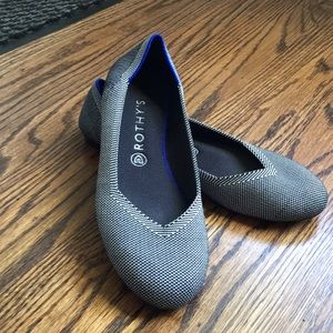 Rothy's Gray Birdseye Flat Size 10 (fits like 9.5)